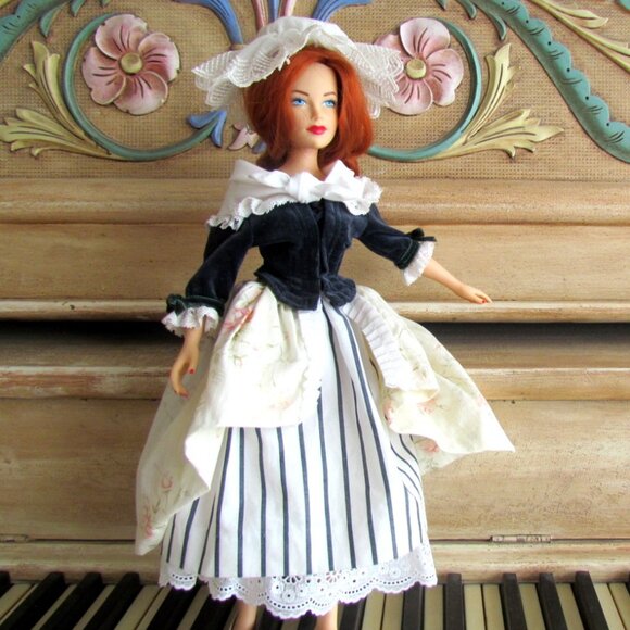 16" DOLL MAID, WENCH COSTUME for TONNER DOLLS, BRENDA STARR, 18th CENTURY OUTFIT - Picture 1 of 10